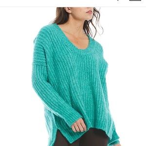 Free People Blue Bell Scoop Neck Sweater